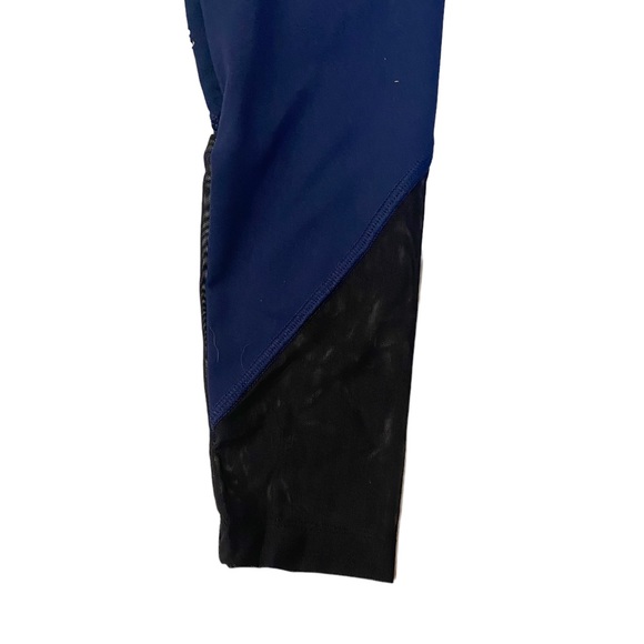 Pink Victoria’s Secret Ultimate Navy Blue and Black Leggings with Mesh Detail - Picture 8 of 13